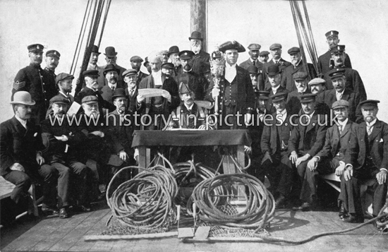 State opening of the Oyster Fishery by the Mayor, Colchester, Essex. c.1905